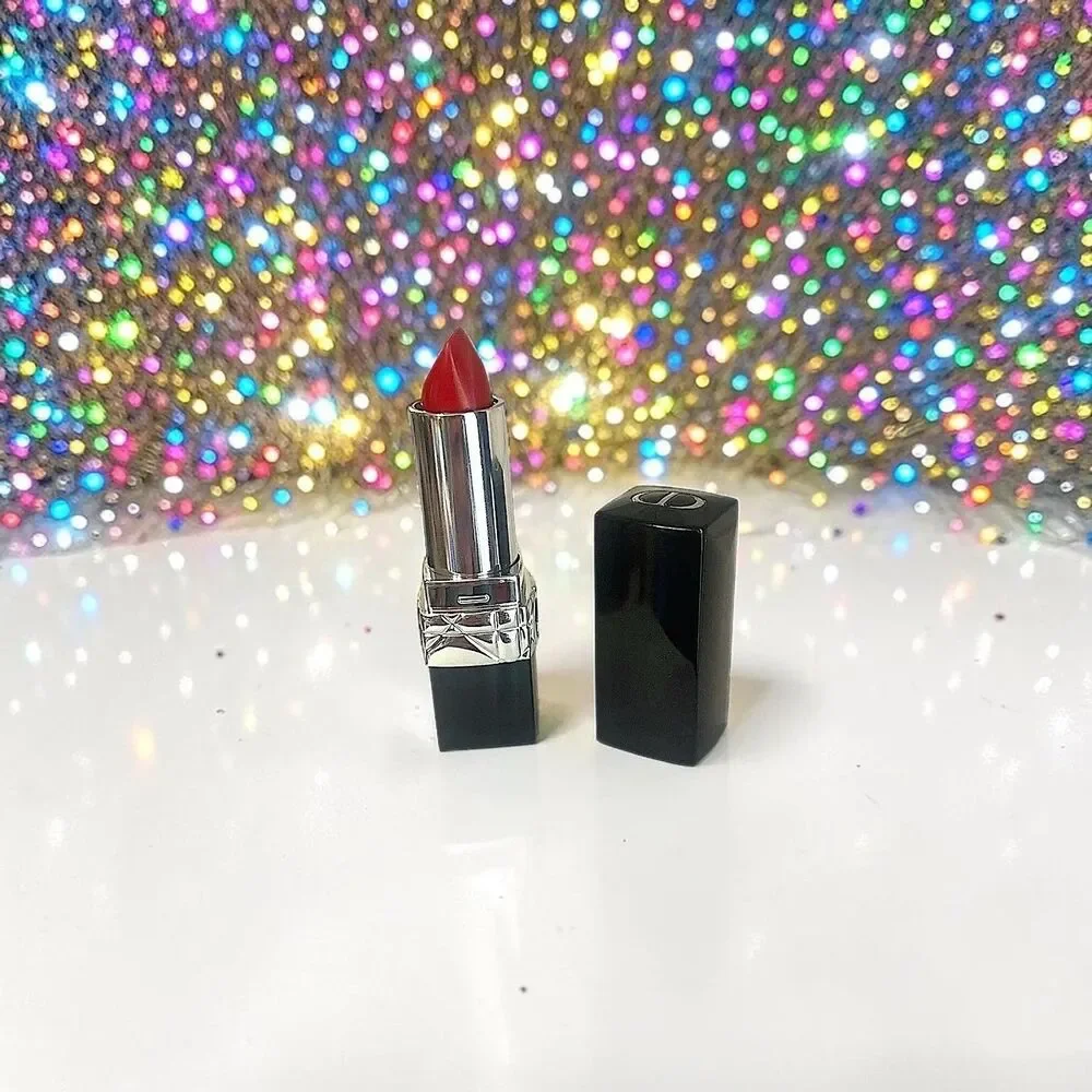 CHRISTIAN DIOR ROUGE DIOR SATIN LIP BALM In Shade 999 0.12 OZ New without box